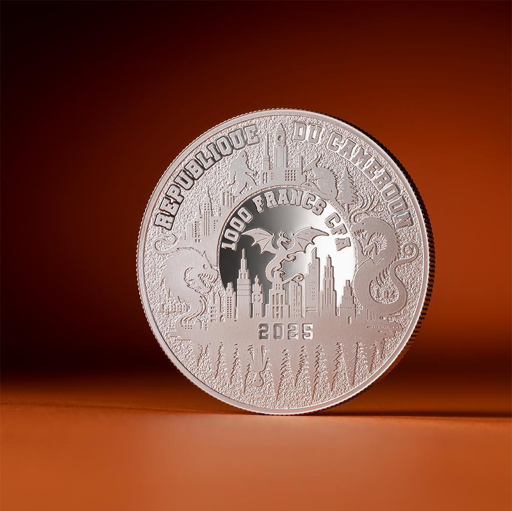 EVIL CLOWN Urban Legends 1 Oz Silver Coin 1000 Francs Cameroon 2025 FB |  MA-Shops