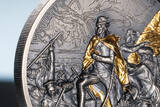 10 Dollars DELAWARE Forging of Independence 2 Oz Silver Coin 10$ Cook Islands 2026 Antique Finish