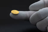 1 Dollar CZECH LION Thincused 1/200 Oz Gold Coin 1$ Niue 2026 Aspect flan bruni