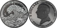 Cook Islands 5 Dollars WAVE 1 Oz Silver Coin 5$ Cook Islands 2026 -