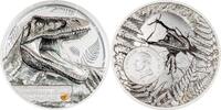 Cook Islands 5 Dollars CARCHARODONTOSAURUS Jurassic Relics 1 Oz Silver Coin 5$ Cook Islands 2026 -