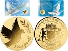 Gabon 1000 Francs PEACE DOVE 1/1000 Oz Gold Coin 1000 Francs Gabon -