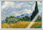 Ghana 1 Cedi WHEAT FIELD WITH CYPRESSES Silver Foil 1 Cedi Ghana 2026 -
