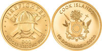 Cook Islands 10 Dollars FIREFIGHTER First Responders 1 g Gold Coin 10$ Cook Islands 2026 -