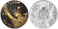 Niue 5 Dollars NEW YORK Journey Around the World 3 Oz Silver Coin 5$ Niue 2026 -