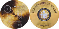 Cook Islands 5 Dollars VOYAGER GOLDEN RECORD Special Edition 1 Oz Silver Coin 5 Dollars Cook Islands 2026 -