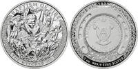 Cameroon 1000 Francs BAPTISM OF FIRE Witcher Book 2 Oz Silver Coin 1000 Francs Cameroon 2025 -