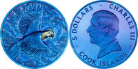 Cook Islands 5 Dollars PARROT Spectrum 1 Oz Silver Coin 5$ Cook Islands 2026 -