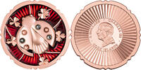 Cook Islands 5 Dollars LADYBUG Evergreen 1 Oz Silver Coin 5$ Cook Islands 2026 -