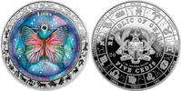 Ghana 5 Cedis LIBRA Aquarelle Zodiac 1 Oz Silver Coin 5 Cedis Ghana 2026 -