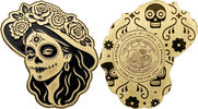 Liberia 12 Dollars LA CATRINA 1/1000 Oz Gold Coin 12$ Liberia 2026 -