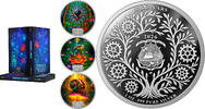 Liberia 10 Dollars MECHANICAL FOREST II Set 3 X 1 Oz Silver Coin 10$ Liberia 2026 -