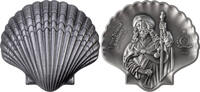 Niue 5 Dollars SAINT JAMES Way to Santiago 2 Oz Silver Coin 5$ Niue 2026 -