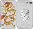 Australia 1 Dollar GOLDEN DRAGON 1 Oz Silver Coin 1$ Australia 2026 -