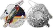 Solomon Islands 2 Dollars RETROFUTURISM ROCKET 1 Oz Silver Coin 2$ Solomon Islands 2021 -