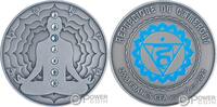 Cameroon 2000 Francs VISHUDDHA Chakra 2 Oz Silver Coin 2000 Francs Cameroon 2021 -