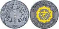 Cameroon 2000 Francs MANIPURA Chakra 2 Oz Silver Coin 2000 Francs Cameroon 2021 -