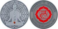 Cameroon 2000 Francs MULADHARA Chakra 2 Oz Silver Coin 2000 Francs Cameroon 2021 -
