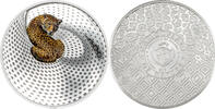 Palau 20 Dollars LEOPARD Camouflage of Nature 3 Oz Silver Coin 20$ Palau 2024 -