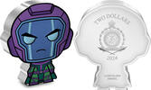 Niue 2 Dollars KANG THE CONQUEROR Chibi Marvel 1 Oz Moneta Argento 2$ Niue 2024 -