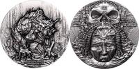 Cameroon 2000 Francs BEHEMOT Antique Finish 2 Oz Silver Coin 2000 Francs CFA Cameroon 2024 -