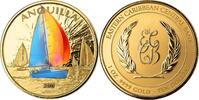 10 Dollars ANGUILLA REGATTA EC8 1 Oz Gold Coin 10$ Eastern Caribbean 2023 FB