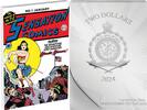 Niue 2 Dollars SENSATION COMICS 1 Comix 1 Oz Silver Coin 2$ Niue 2024 -