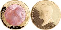Solomon Islands 100 Dollars MOUNT RUSHMORE 100th Anniversary 5 Oz Gold Coin 100$ Solomon Islands 2025 -