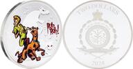 Niue 2 Dollars SCOOBY DOO RUH ROH Warner Bros 1 Oz Silver Coin 2$ Niue 2024 -