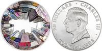 Cook Islands 20 Dollars NEW YORK 360 View 3 Oz Silver Coin 20$ Cook Islands 2025 -