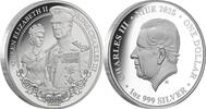 Niue 1 Dollar ELIZABETH II & CHARLES III Portraits of Power 1 Oz Silver Coin 1$ Niue 2025 -