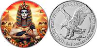 United States 1 Dollar QUEEN CLEOPATRA Famous Female Icons 1 Oz Silver Coin 1$ USA 2024 -