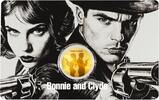 Niue 50 Cents BONNIE AND CLYDE 1/1000 Oz Gold Coin 50 Cents Niue 2025 -