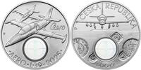 500 Czech Koruna AERO L-39 ALBATROS Jet Trainer Silver Coin 500 Kč Czech Republic 2025 -