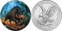 United States 1 Dollar 2025 BRAMBLE BOAR Forest Totems 1 Oz Silver Coin ... 99,95 EUR  + 15,00 EUR frais d'envoi