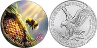 United States 1 Dollar 2025 BRENARI BUMBLEBEE Forest Totems 1 Oz Silver ... 99,95 EUR  + 15,00 EUR frais d'envoi
