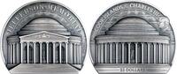 Cook Islands 10 Dollars JEFFERSON MEMORIAL Historical Monuments 2 Oz Silver Coin 10$ Cook Islands 2026 -