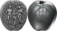 Cameroon 5000 Francs GARDEN OF EDEN Apple 8 Oz Silver Coin 5000 Francs Cameroon 2024 -