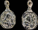 RELIGIOUS MEDALS Religious medal XVI-XVII centuries, 20x11 mm. -
