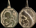 RELIGIOUS MEDALS Medal XVI-XVIII centuries, St. Jerome / V. Velen - 28x17 mm. -