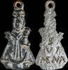 RELIGIOUS MEDALS Religious Medal figurated XVI-XVII centuries, V. Valdejimena - 36x18 mm. -