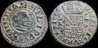 SPANISH MONARCHY  1662, 16 Maravedis Philip IV Sevilla Mint - 25 mm / 3,57 gr. TTB