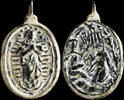 RELIGIOUS MEDALS Religious Medal XVI-XVII centuries, S.Francisco Asis/Inmaculada - 32x20 mm. -