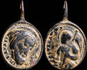 RELIGIOUS MEDALS Medal XVI-XVII centuries, S. Anastasio / S. Venancio- 25x16 mm. -