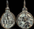 RELIGIOUS MEDALS Medal XVI-XVII centuries, S. Carlos Borromeo /Nomina Sacra - 19x16 mm. -