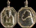 RELIGIOUS MEDALS Medal XVI-XVII centuries, Jesus Nazareno / S. Juan de Mata - 32x22 mm. -