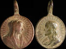 RELIGIOUS MEDALS Medal XVI-XVII centuries, Salvatoris Mundis / Mater Salvatoris - 25x17 mm. -