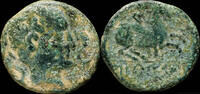 IBERIAN PUNIC REPUBLICAN Ancient Hispania - Sekaisa, Calatayud (Zaragoza) Ae As - 23 mm / 7.55 gr. -
