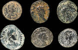 Roman Empire Roman Empire, 6 coins Lot. -