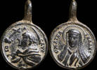 RELIGIOUS MEDALS Religious medal XVI-XVII centuries, San Pedro Pascual / Mater Terres - 24x16 mm. -